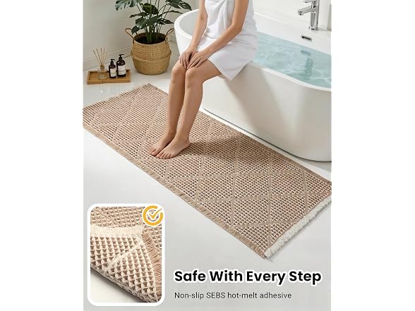 Furicher Large Bathroom Rugs 2' X 6'