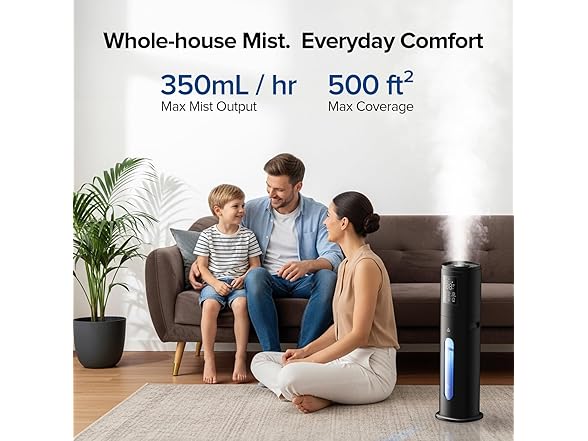 Jingkey Smart Humidifiers for Bedroom