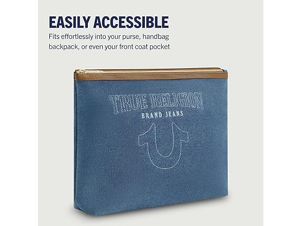 True Religion True Religion Women's Makeup Bag, Small