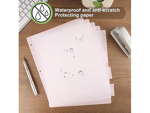 HABGP Dividers for 3 Ring Binder