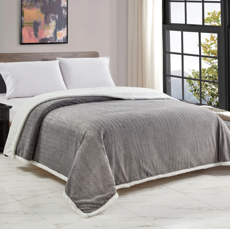 Jacquard Micro Plush Braided Blanket - Gallery 10