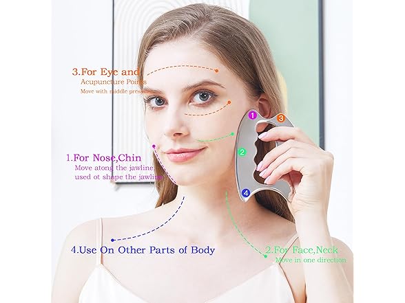Moikiwi 3PCS Gua Sha Tool
