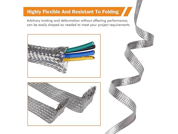 FOURUB Tinned Copper Braided Sleeves