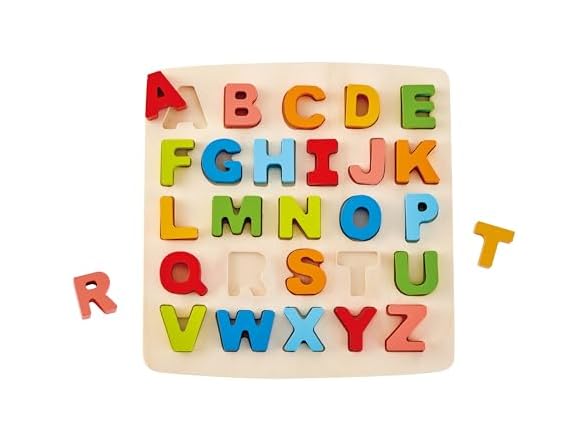Hape Alphabet Blocks Wooden Learning Puzzle