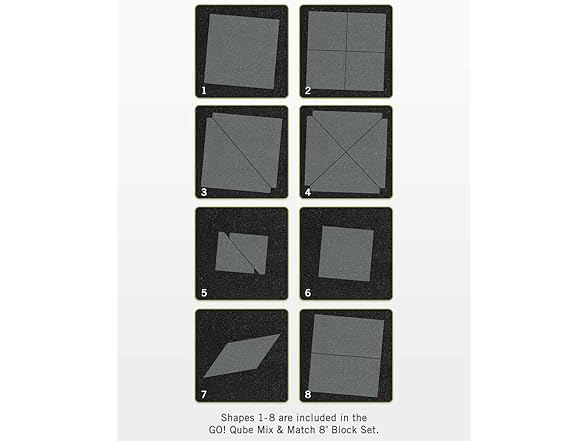 Accuquilt GO! Qube Mix & Match 8" Block
