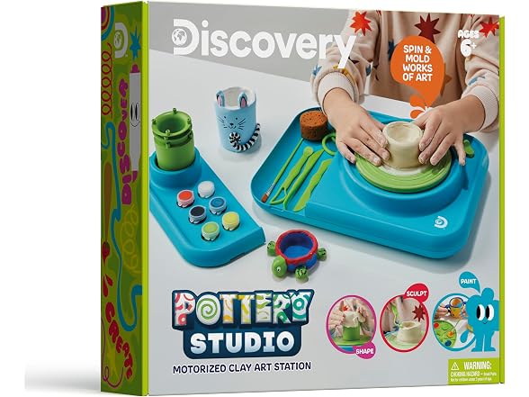 Discovery Pottery Studio Motorized Clay Art Station