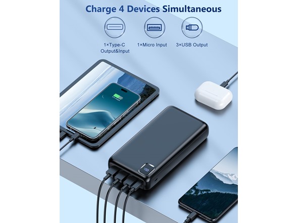 50,000mAh Fast Charging Powerbank with PD 30W and QC 4.0