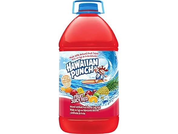 1CT Hawaiian Punch, Fruit Juicy Red, 128 Fl Oz Bottle