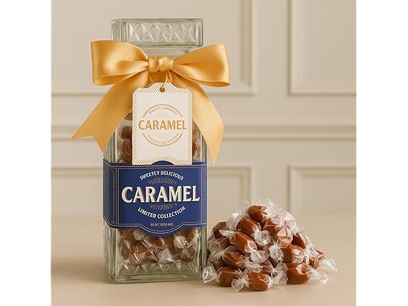 Scotch Whiskey Caramels & Glass Decanter