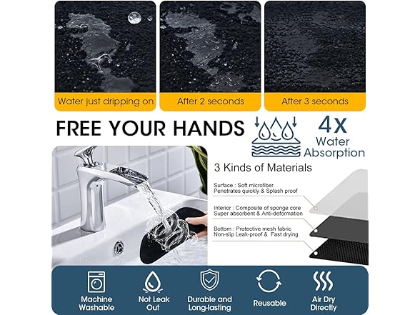 (4 Count) Magnetic Refrigerator Water Drip Trays