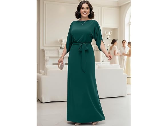 KOH KOH Women (XL) Long Flowy Casual Short Dress