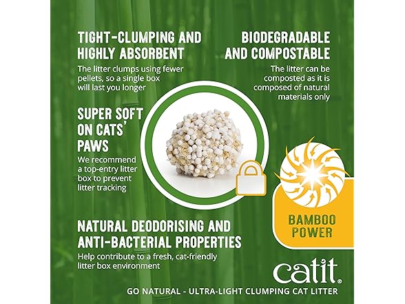 Catit Go Natural Ultra-Light Clumping Cat Litter