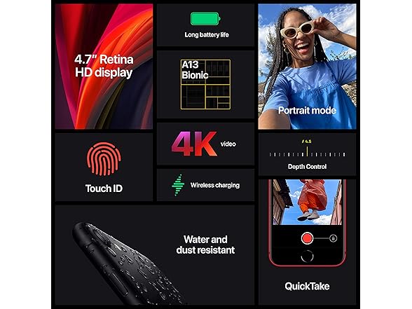 Apple iPhone SE (128GB) [Locked] + Carrier Subscription