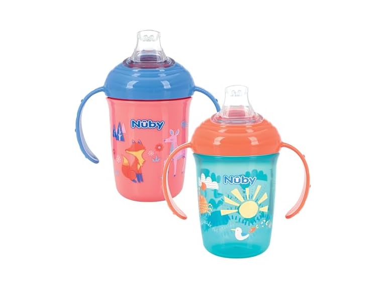 Nuby No-Spill Two Handle Baby’s Soft Spout Cup