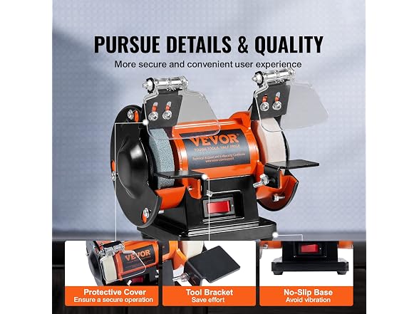 VEVOR Jewelry Polisher, Bench Grinder