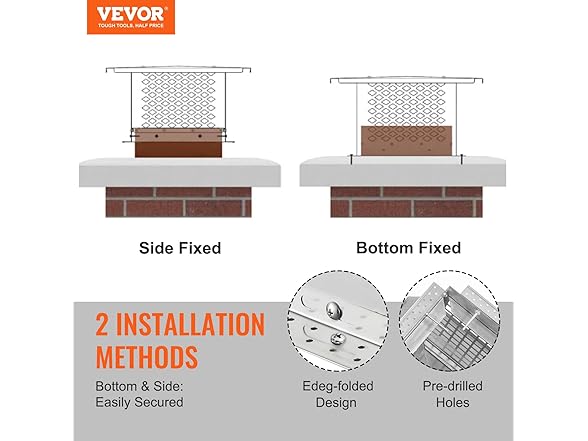 VEVOR Chimney Cap -17x17"