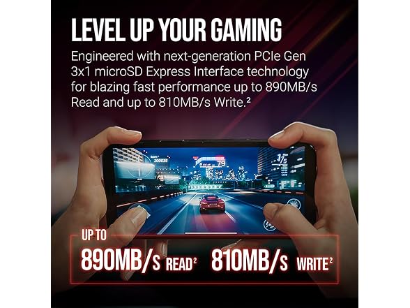PNY 512GB microSD Express U3 V30 A1 Card