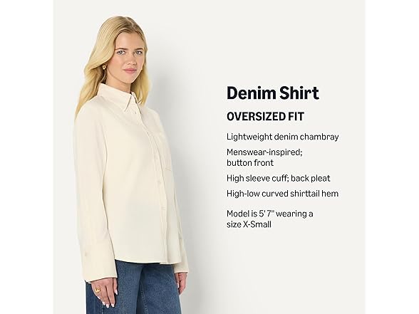 Amazon Essentials Womens Denim Shirt