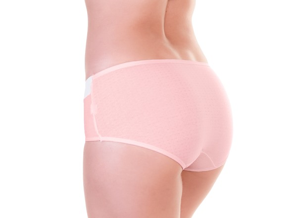 Cotton Hiphugger Panties with Textured Detail