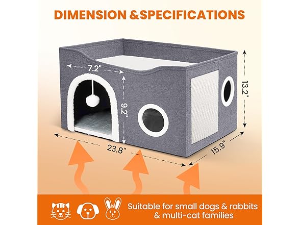 Heeyoo Indoor Heated Cat House