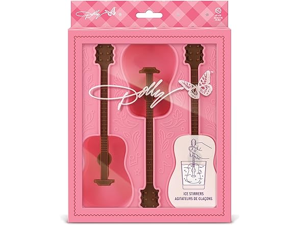 Dolly Parton Guitar Ice Mold Tray