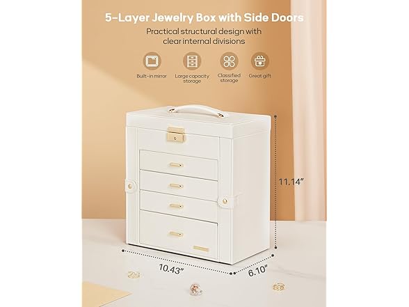 Homde Jewelry Box