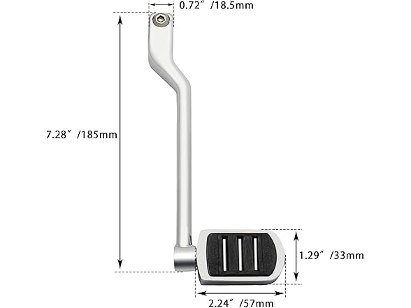 FOVPLUE Heel/Toe Shifter Levers, Front+Rear