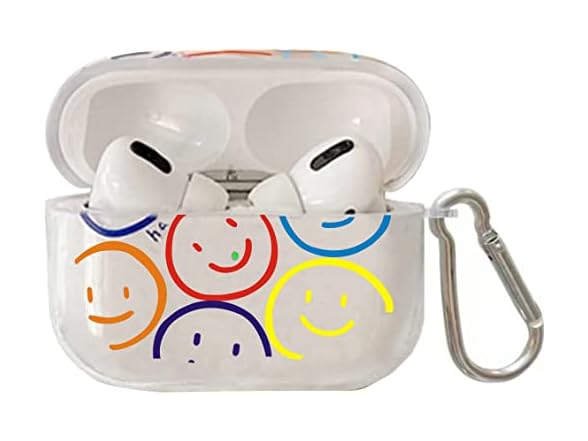 JANDM Compatible with Airpods Pro Smiley