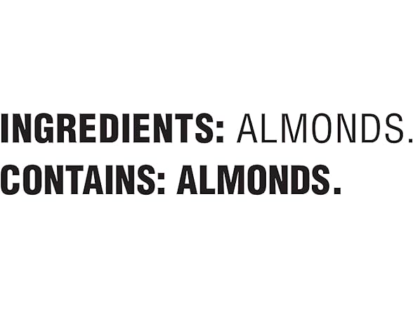 Amazon Brand - Happy Belly Whole Raw Almonds, 48 oz.