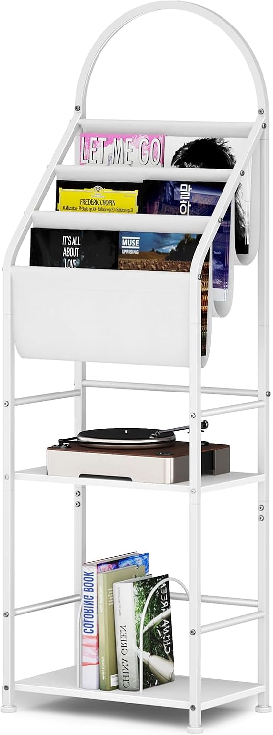 Leadpro Bookshelf with 3 Tier Vinyl Holder - Gallery 10