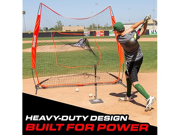 GoSports 7 ft x 7 ft Hitting & Pitching Net