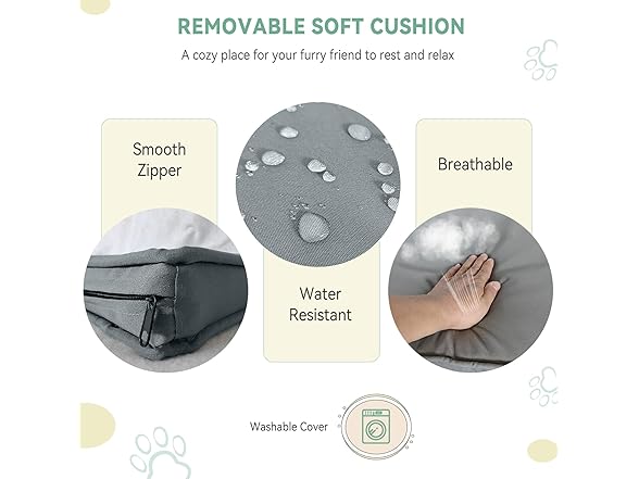 Lyromix Wicker Dog House with Canopy, 32" Outdoor