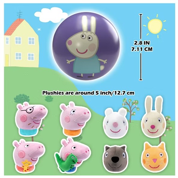 Miraball Surprise Plush - Peppa Pig 4PK - Gallery 7