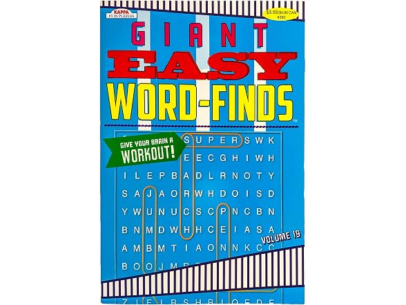 DollarItemDirect Word Finds Giant Easy 96PG 2ASST in 24PC PDQ, Case Pack of 24