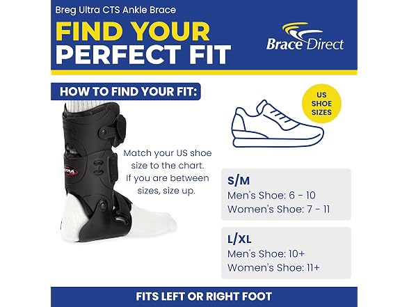 Breg Ultra CTS Ankle Brace for ankle rec