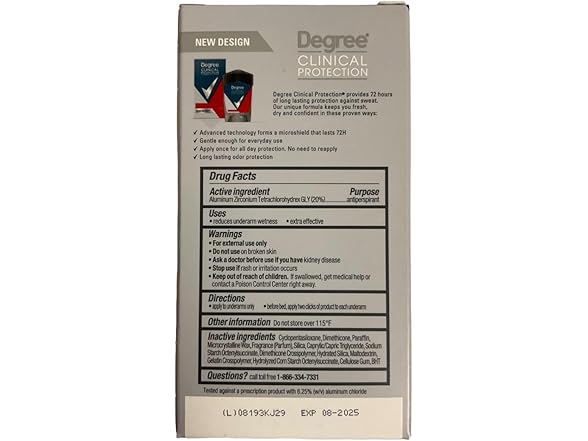 Degree Clinical + Anti-Perspirant & Deodorant