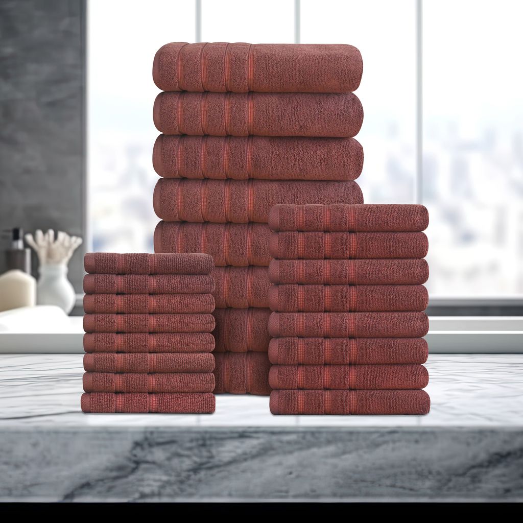 Zero Twist Egyptian Cotton Towel Sets - Gallery 10