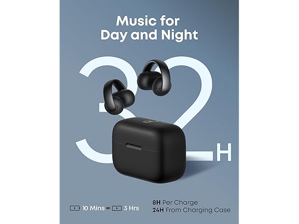 (NEW) Anker Soundcore AeroClip Open-Ear Clip-On Earbuds