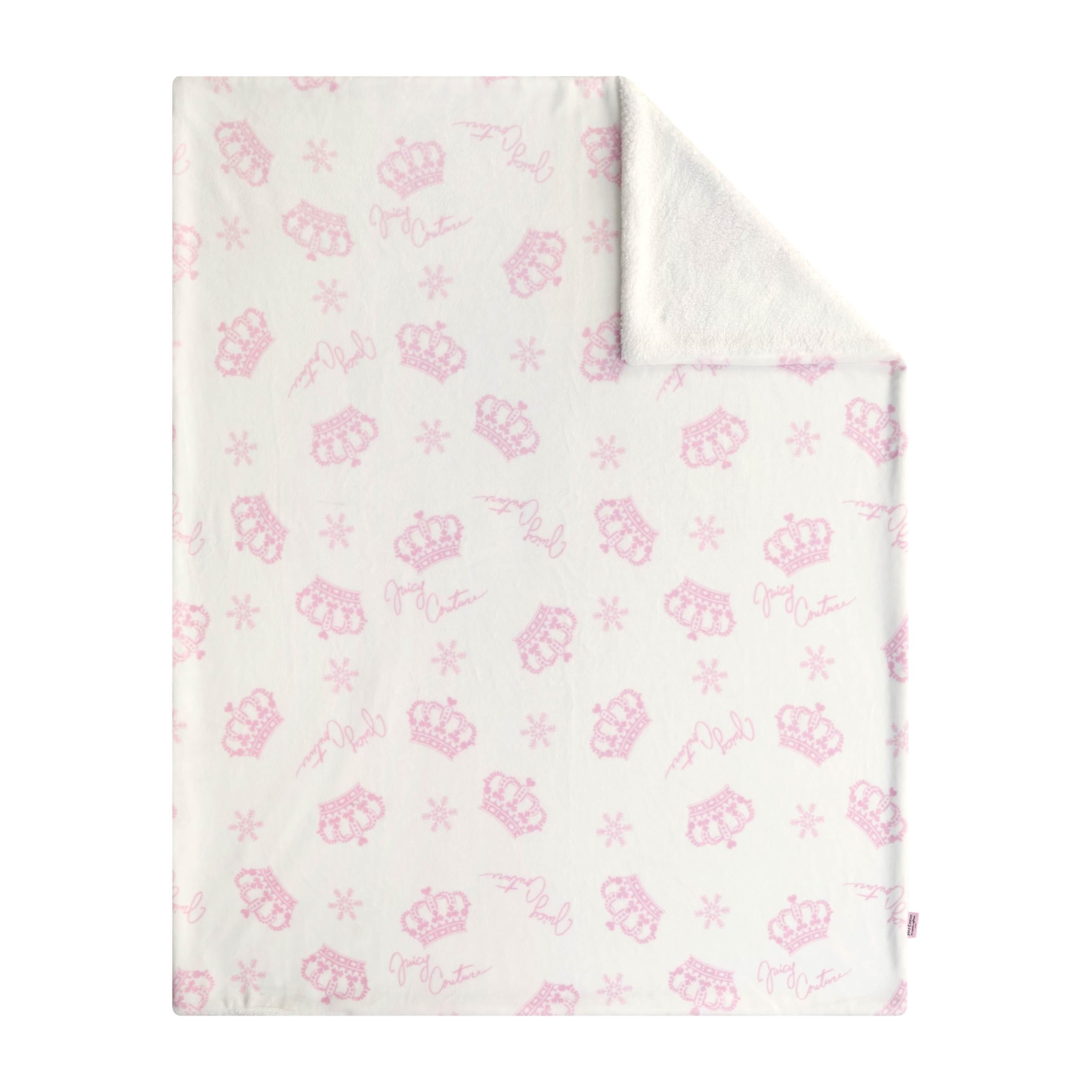 Juicy Couture Sherpa Throw 50"x60" - Gallery 10