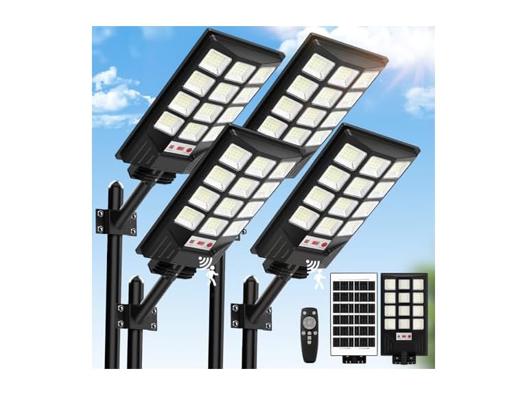 Brightever KN00001 4-Pack Solar Street Light