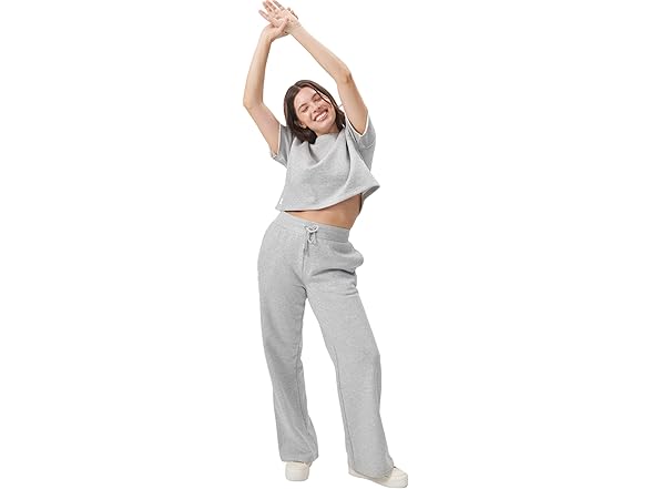 Florence By Mills Women Cozy Crush Wide Sweatpant
