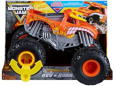 $8.99 Monster Jam, Official El Toro Loco Rev ‘N Roar 1:15 Scale Monster Truck dealfomo