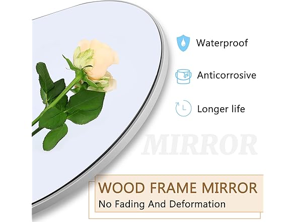 Trvone Arched Full Length Mirror, 59"x20"