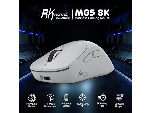 RK ROYAL KLUDGE MG5 8K Wireless Gaming Mouse