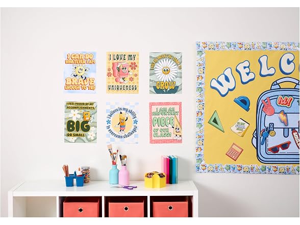 Eureka 838008 S'Cool Era Mini Classroom Poster Set
