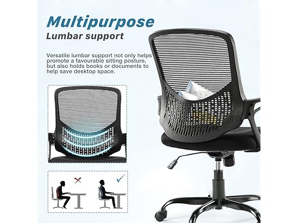 AFO Home Office Chair, Black