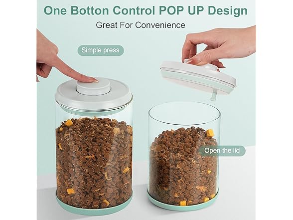 Dog Treat Container Airtight Jar