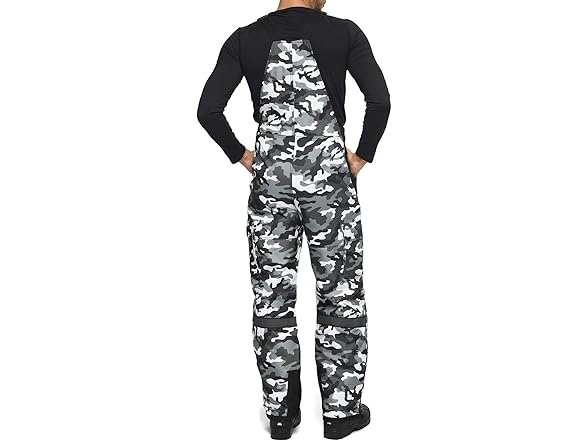 Arctix Mens Tundra Bib Camo Black (L)