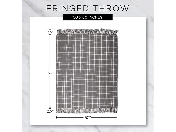 DII DII Chenille Luxury Thick Woven Throw