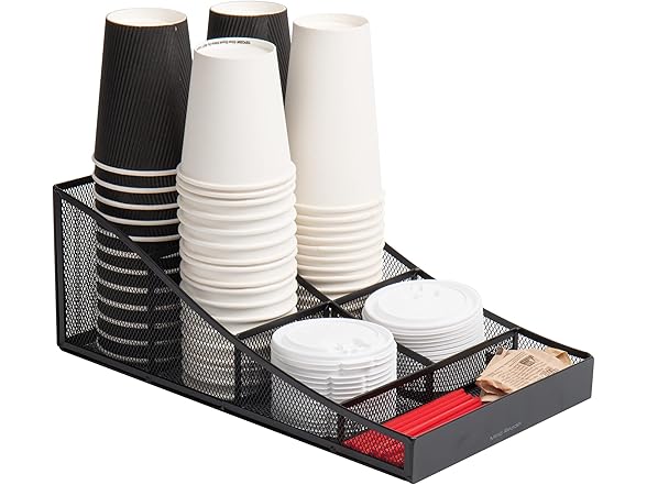 Mind Reader Cup & Condiment Station 2pk